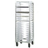 New Age 4642 Heavy Duty Aluminum Lifetime Bun Pan Rack with Stepped-Angle Runners at 3" Spacing