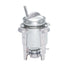 Vollrath 49523 Maximillian Steel 4.2 Qt. 18-8 Stainless Steel Mirror Finish Marmite