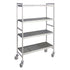 Fermod 4R68A71M 4-Tier Fermostock 68" Mobile Shelving Unit with 14" Depth