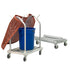 New Age 51087 Aluminum Mat Cart - 500 lb. Capacity
