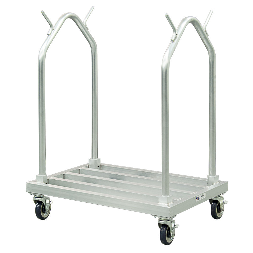 New Age 51087 Aluminum Mat Cart - 500 lb. Capacity