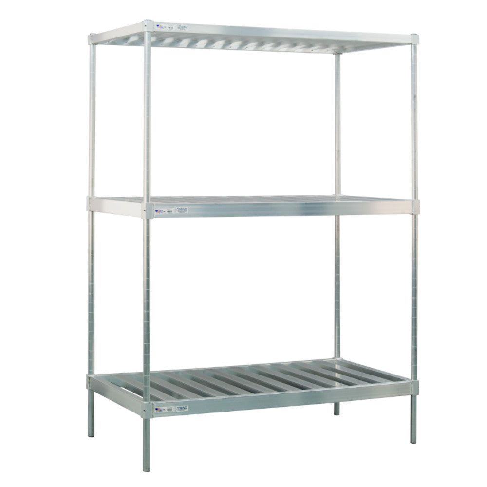 New Age 51174 Double Deep 93" Keg Storage Rack, 84" H x 93" L x 34" D