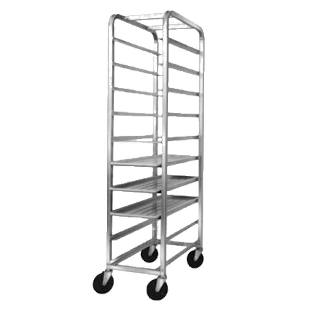 Channel 516AP3 All Welded Mobile Platter Rack with 5" Angle Spacing