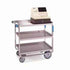 Lakeside 522 3 Tier Open Utility Cart with 27" x 18" Shelf Size