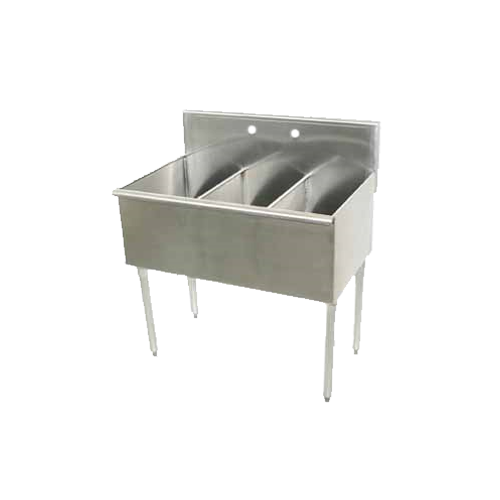 Advance Tabco 6-3-48 16" Stainless Steel Budget Sink