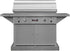 TEC STPFR2LPCAB 44" Sterling Patio On Stainless Cabinet With Side Shelves (64"), LP Freestanding Grill
