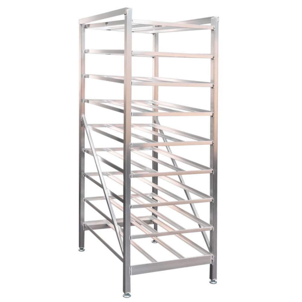 New Age 6259 Stationary 25"W x 71"H x 35.25"D Can Storage Rack