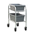 New Age 6266 Open Frame 16.75" W x 33"H x 29.25"D Lug Dolly - 2 Lug Capacity