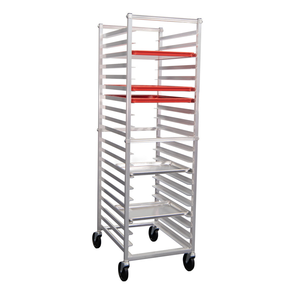 New Age 6301 Full Height Bun Pan Rack with Open Sides - 3" Centers