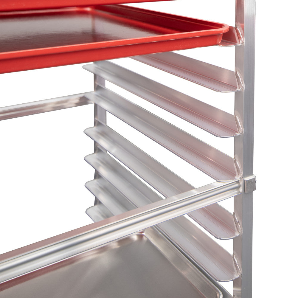 New Age 6301 Full Height Bun Pan Rack with Open Sides - 3" Centers