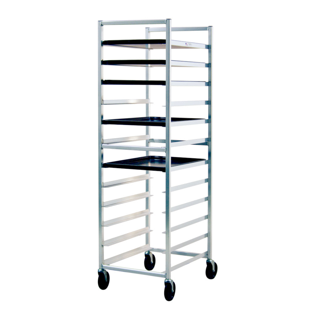 New Age 6333 Full Height Bun Pan Rack with Open Sides - 5" Centers