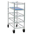 New Age 6345 Mobile Full Height 13" Platter Rack - 5" Centers