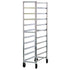 New Age 6348 Mobile Full Height 15-1/4" Platter Rack - 6" Centers