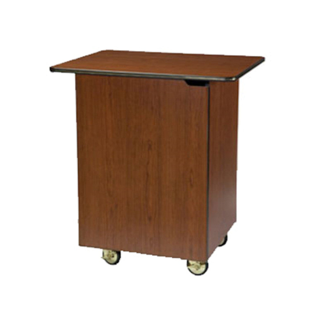 Lakeside 66105 Enclosed Compact Service Cart with Hinged Door