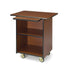 Lakeside 66109 Enclosed Compact Service Cart with Pull-Out Shelf