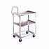 Lakeside 6800 Two Tier Ergo-One Utility Cart with Open Base