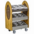 Lakeside 683 Three Tier (at 15° Angle) Display Merchandising Cart