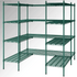 Focus Shelving Kit for 6' x 6' Walk-In, Four Tier