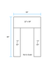 Fermod DOUG6-8 Custom Walk-In Cooler Shelving Kit for 6' x 8' Walk-In