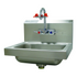 Advance Tabco 7-PS-55 Wall Mounted Hand Sink 5" Deep Bowl w/ Eye Wash Attachment