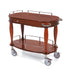 Lakeside 70011 Serving Cart-Bordeaux 21-5/8"D x 39-3/8"W x 34-5/8"H