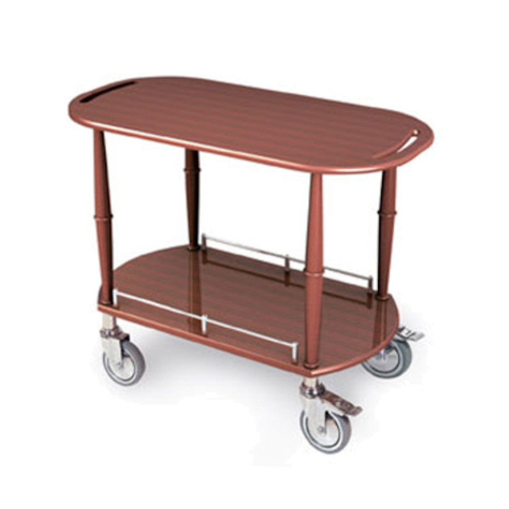 Lakeside 70453 Gueridon Spice Cart with Oval Shaped Top