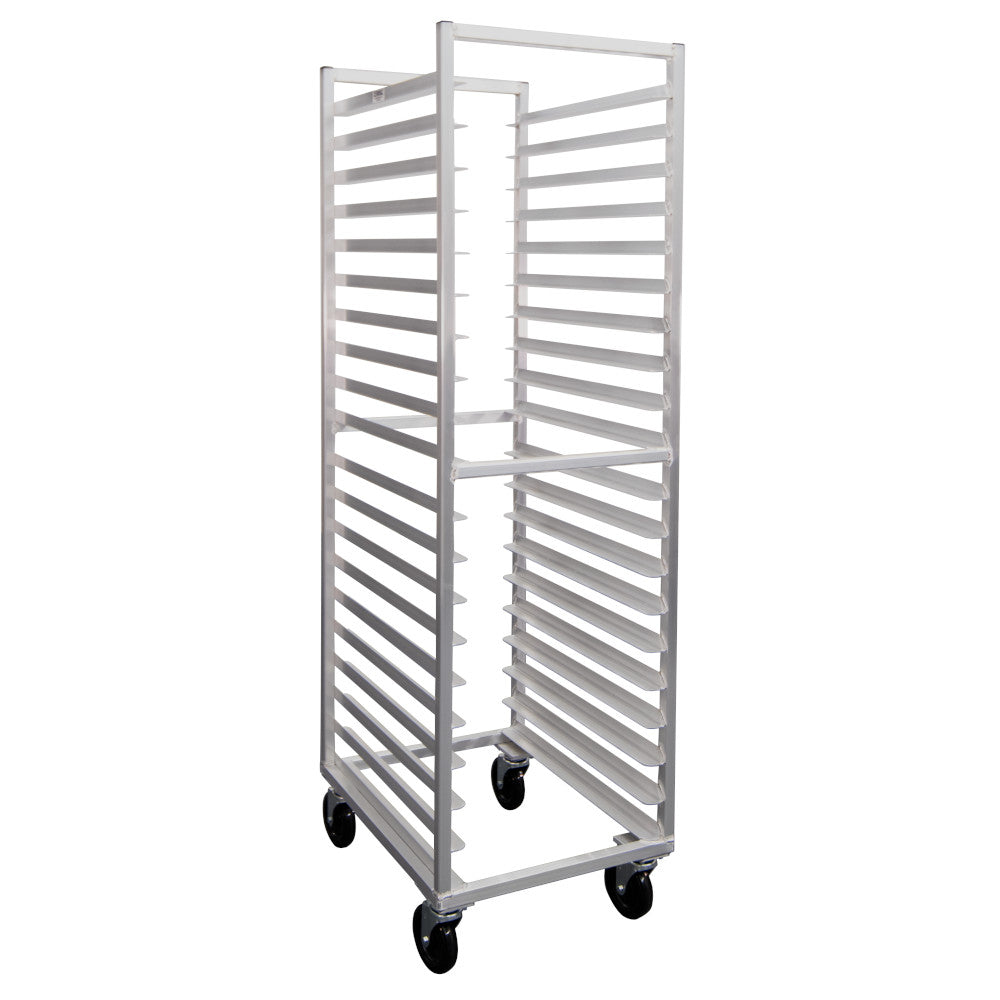 New Age 7331 Full Height Bun Pan Rack with Open Sides - 3" Centers