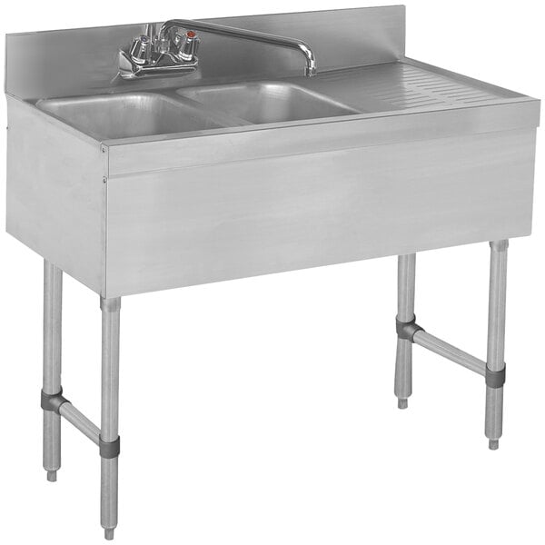 Advance Tabco SLB-32L BAR SINK 2 COMP 36" SINK LEFT