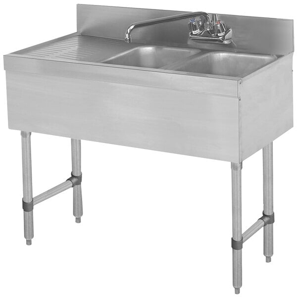 Advance Tabco SLB-32R BAR SINK 2 COMP 36" SINK RIGHT