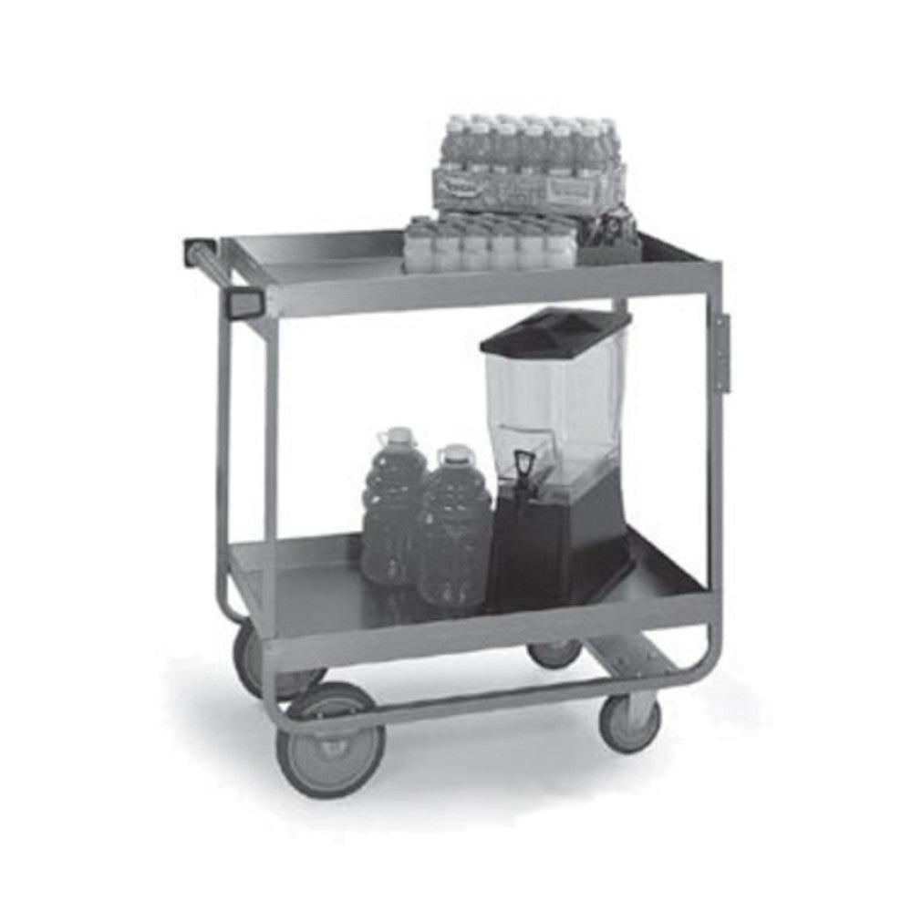 Lakeside 757 Two Tier Heavy Duty Deep Shelf Utility Cart with Open Base