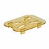 Cambro 80HPD150 H-Pan 1/8 Size Amber Drain Shelf (6 per case)