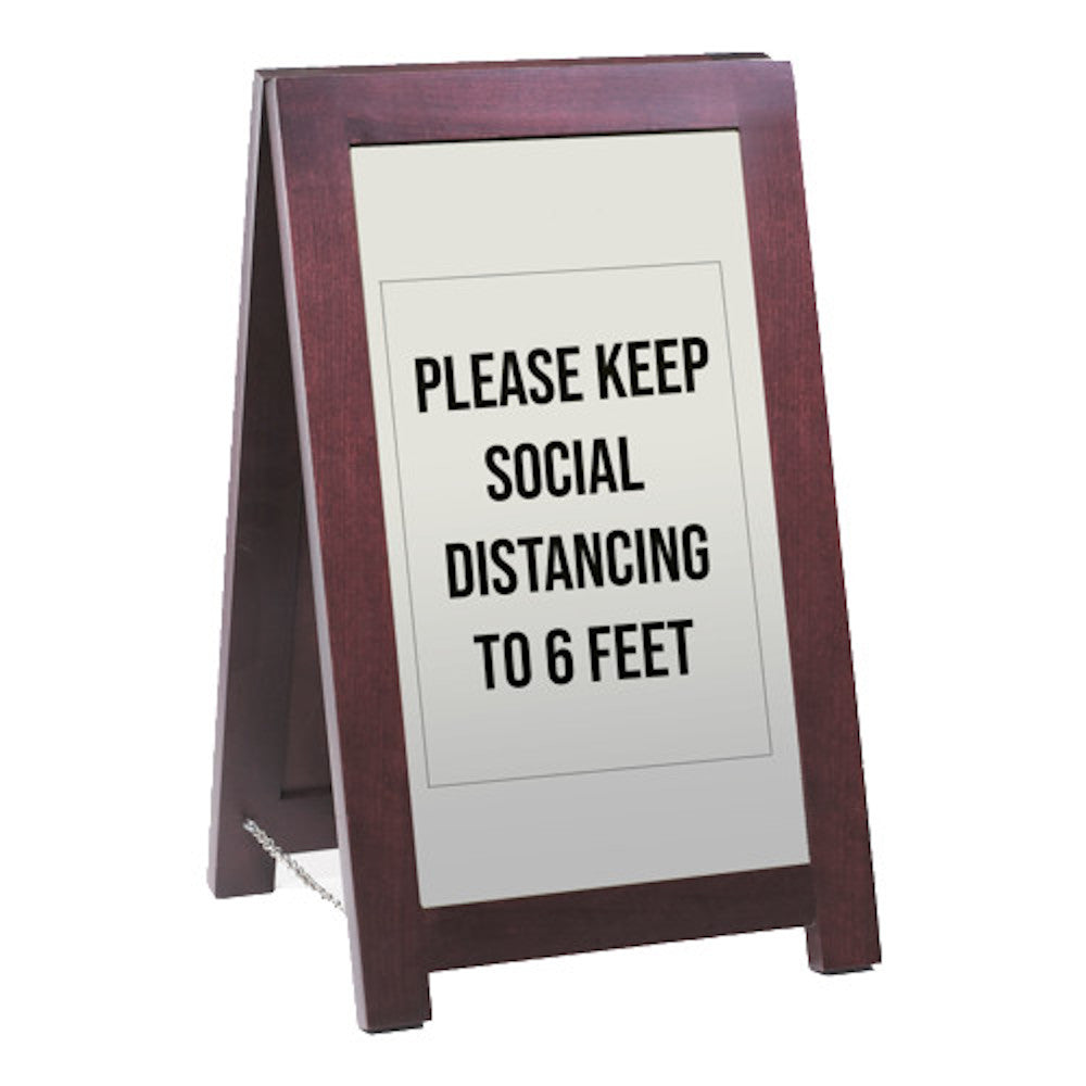 Cal-Mil 851-SD Double-Sided Westport Social Distancing Sign