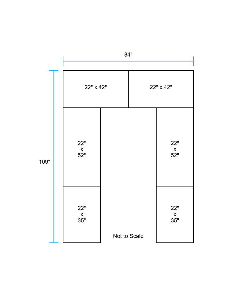Fermod DOUG8-10 Custom Walk-In Cooler Shelving Kit for 8' x 10' Walk-In