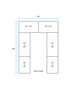 Fermod DOUG8-10 Custom Walk-In Cooler Shelving Kit for 8' x 10' Walk-In