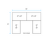 Fermod DOUG8-6 Custom Walk-In Cooler Shelving Kit for 8' x 6' Walk-In