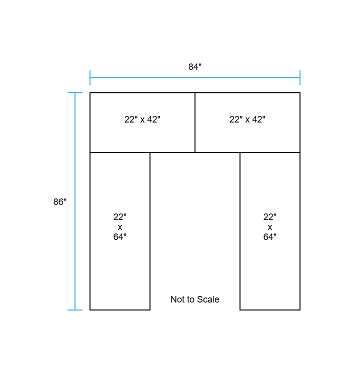 Fermod DOUG8-8 Custom Walk-In Cooler Shelving Kit for 8' x 8' Walk-In