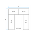 Fermod DOUG8-8 Custom Walk-In Cooler Shelving Kit for 8' x 8' Walk-In