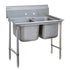 Advance Tabco 9-2-36 16" Regaline 2-Compartment Sink