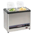 Nemco 9020-2 Cold Condiment Chiller with (2) 1/6 Stainless Steel Pans