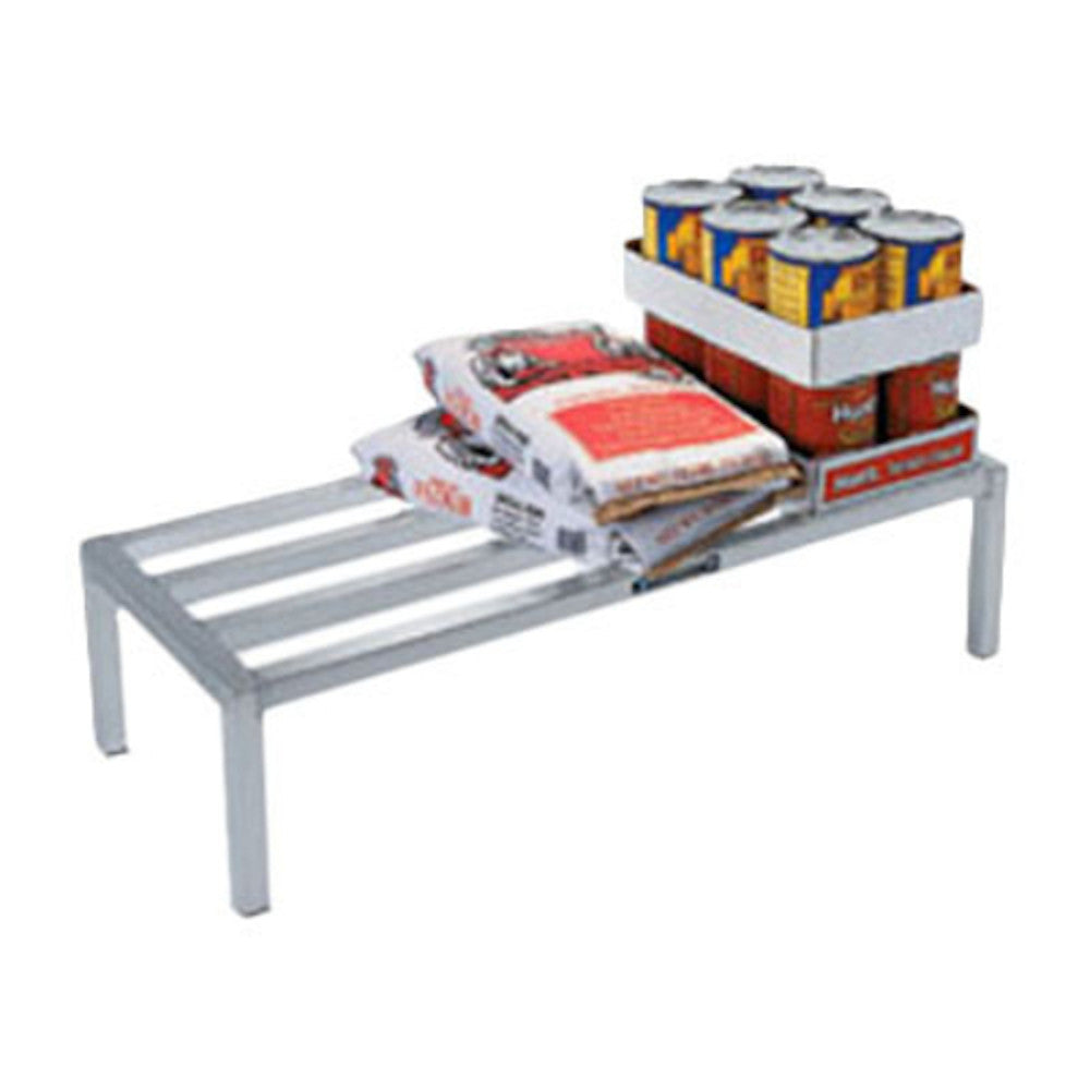 Lakeside 9081 Aluminum 48" W x 20" D Dunnage Rack