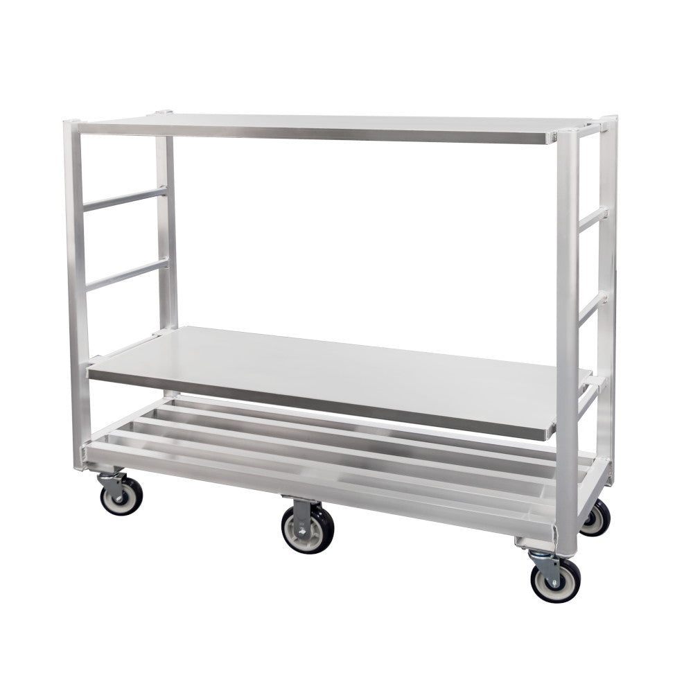 New Age 96055 Single Platform 20" U-Boat Cart - 1500 lb. Capacity