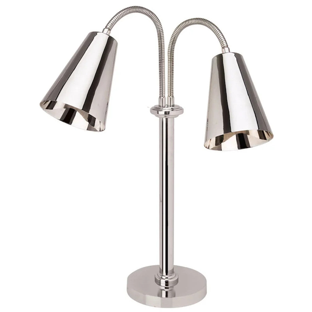 Eastern Tabletop 9642 Self Standing Double Lamp Warmer in Stainless Steel