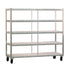 New Age 96711 Mobile 28-1/2" Tray Drying Rack with Four Levels - 1-2/5" Spacing