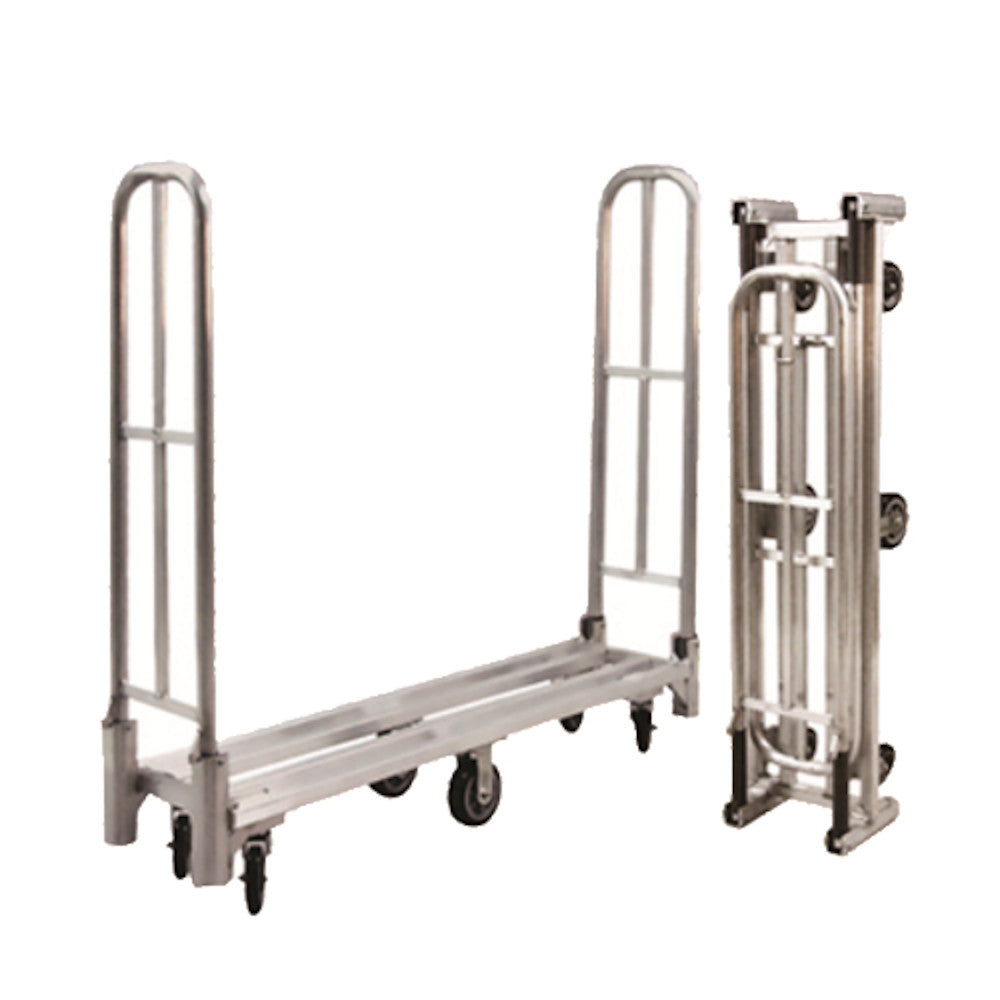 New Age 96856 Single Platform 64-3/4" Folding Utility Cart - 1500 lb. Capacity