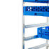 New Age 97142 Mobile Full Height 22" Mobile Utility Rack - Slides on 6" Centers