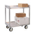 New Age 97177 Two Shelf 22" Correctional Utility Cart - 1500 lb. Capacity