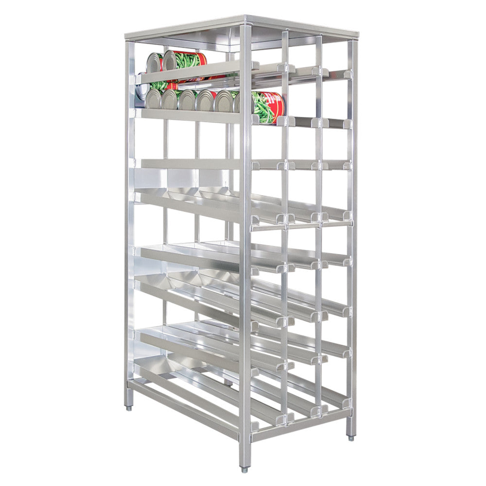 New Age 97294 Stationary First-In, First-Out Storage Can Rack