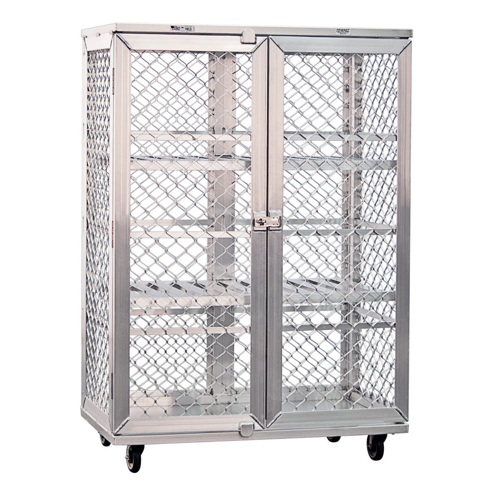 New Age 97621 Mobile 49" Wide Angle Pan Rack Security Cage