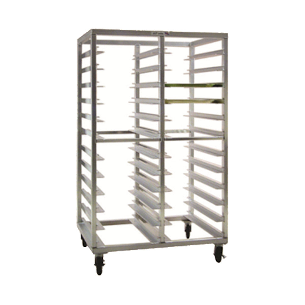 New Age 97715 Mobile Full Height 40-3/4" Double / Triple Transport / Retrieval Rack