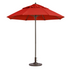 Grosfillex 98366631 7-1/2 Ft. Round Top Windmaster Umbrella in Logo Red